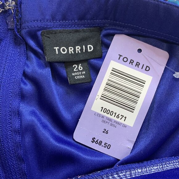 NWT Torrid Women's Strapless Maxi Dress Tribal Stripe Zip Back Lined Size 26 $69 - Picture 7 of 9